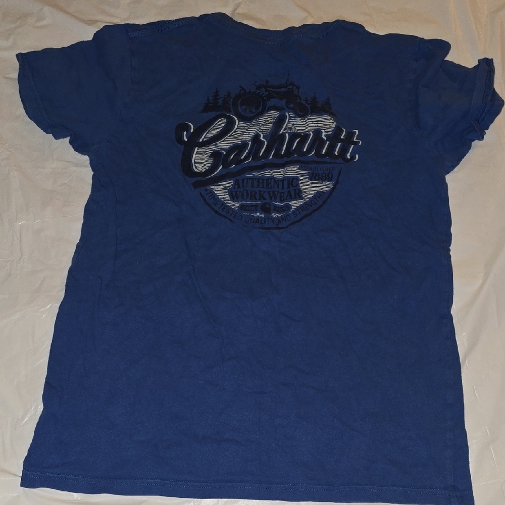 Carhartt Boys Blue Tractor Graphic Tee XL